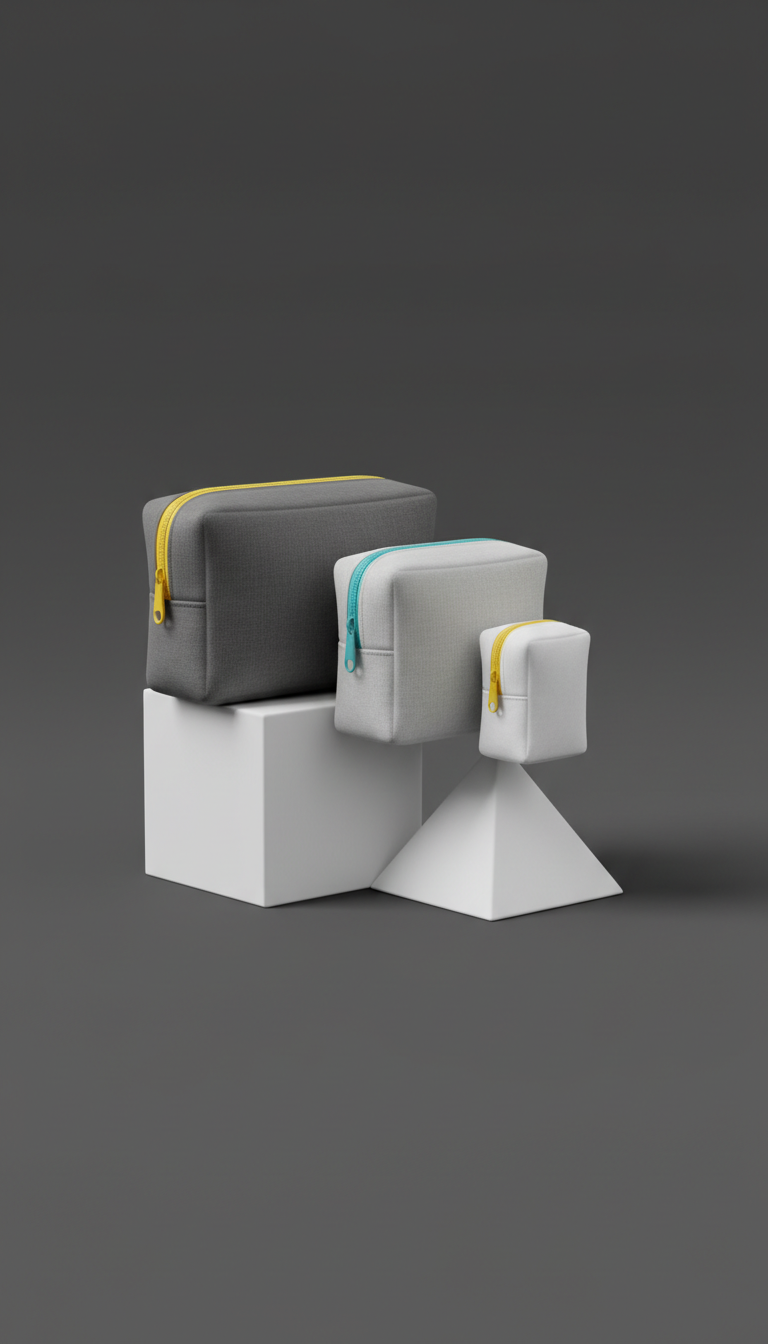 Urban Organizer Pouch Set in Neutral Tones